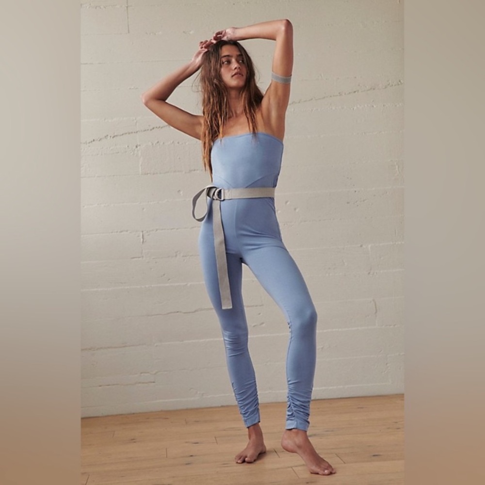 FP Movement Hot Shot Strapless Onesie Raindrop